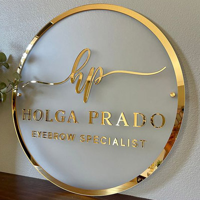 Işıklı Yuvarlak Tabela 10