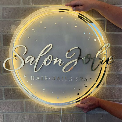 Işıklı Yuvarlak Tabela 07